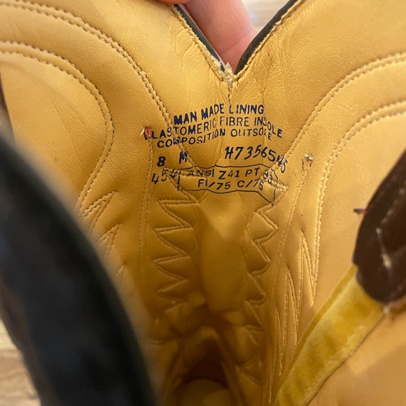 Women’s Leather Cowboy Boots Handmade USA - Picture 3 of 4